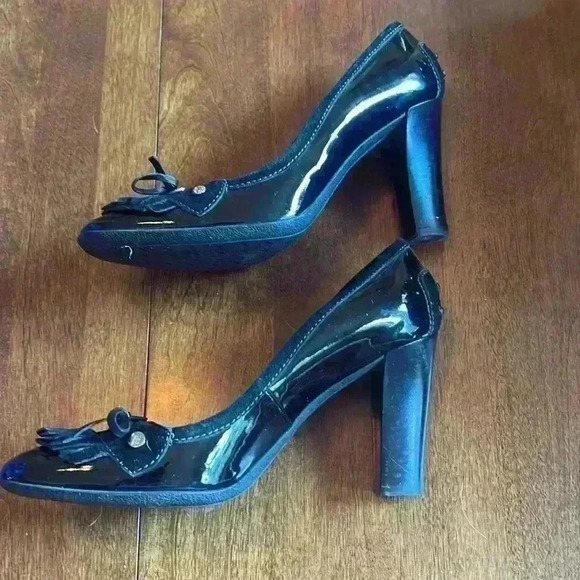 Tod’s loafer  pumps patent with fringe - Picture 5 of 7